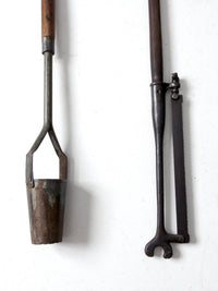 vintage garden tools collection