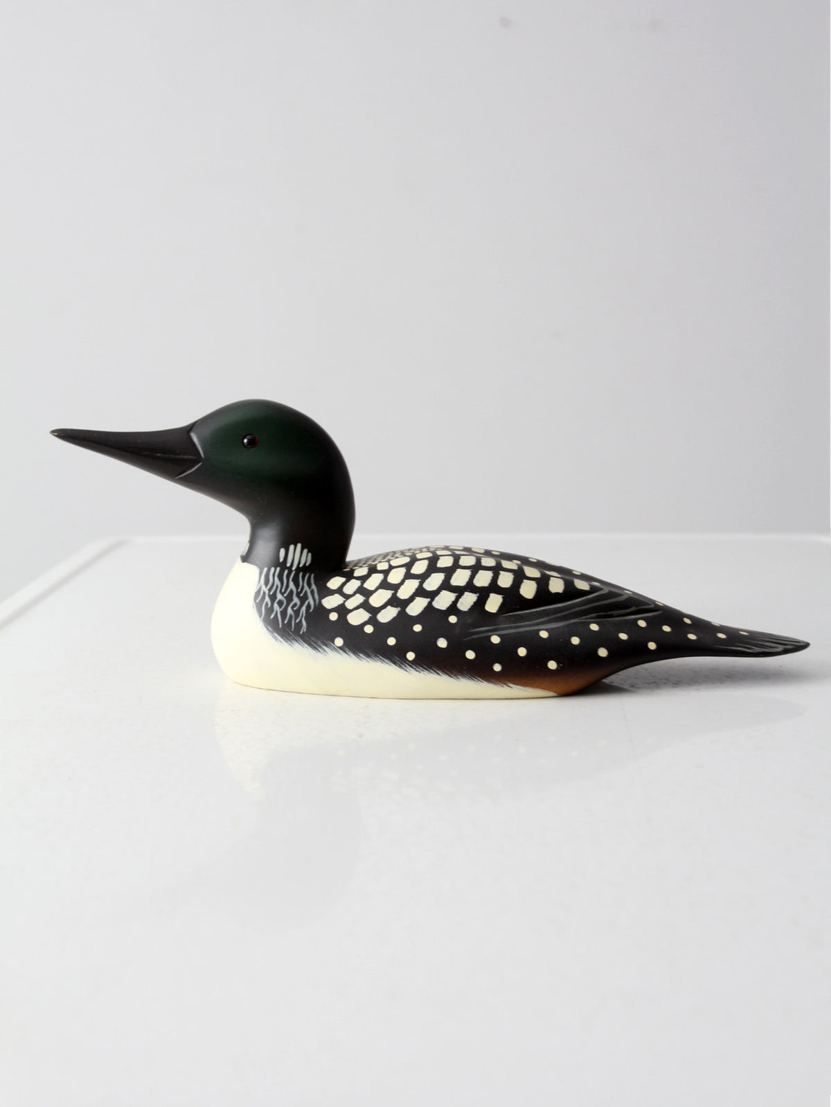 vintage wood loon decoy