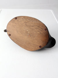 vintage wooden canvasback duck decoy