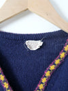 vintage 70s boho knit pullover