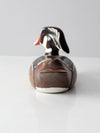 vintage wooden duck drake decoy