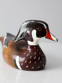 vintage wooden duck drake decoy