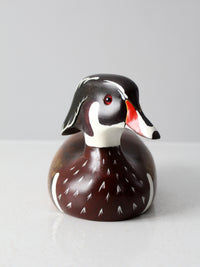 vintage wooden duck drake decoy