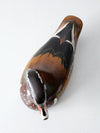 vintage wooden duck drake decoy