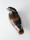 vintage wooden duck drake decoy