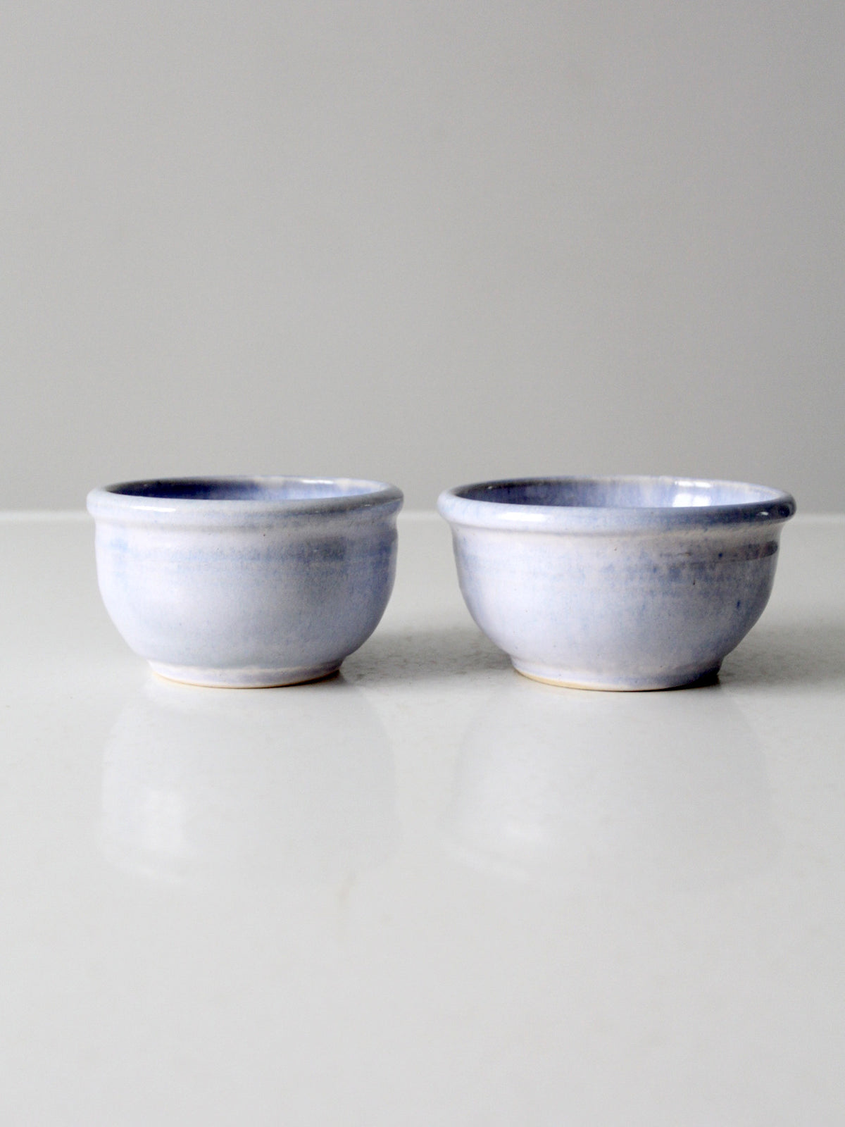 vintage pottery bowl pair circa 1976