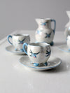 antique German miniature porcelain tea set