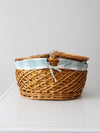 vintage picnic basket