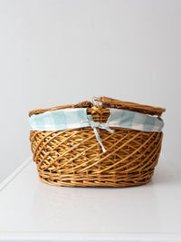 vintage picnic basket