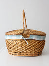 vintage picnic basket