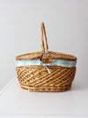 vintage picnic basket