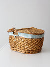 vintage picnic basket