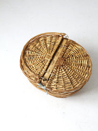 vintage picnic basket