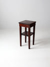 vintage hand-crafted end table