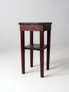 vintage hand-crafted end table