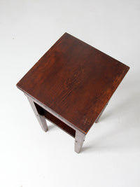 vintage hand-crafted end table