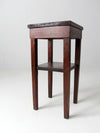 vintage hand-crafted end table