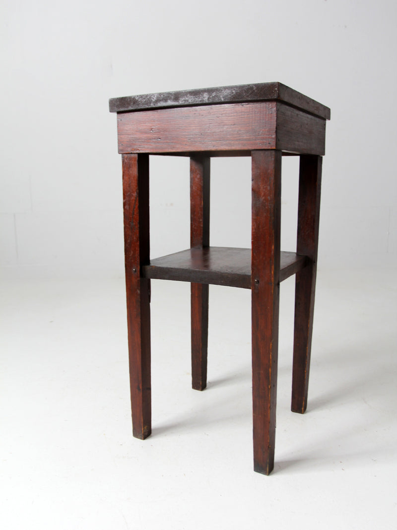 vintage hand-crafted end table