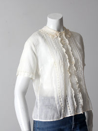 vintage 50s Patty Woodward blouse