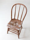 vintage spindle back Windsor chair