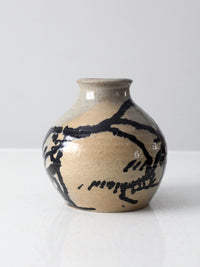 vintage studio pottery vase