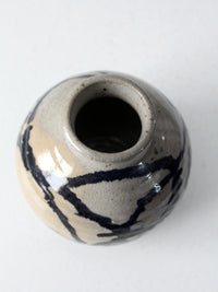 vintage studio pottery vase