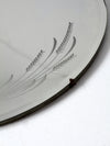 antique round etched mirror