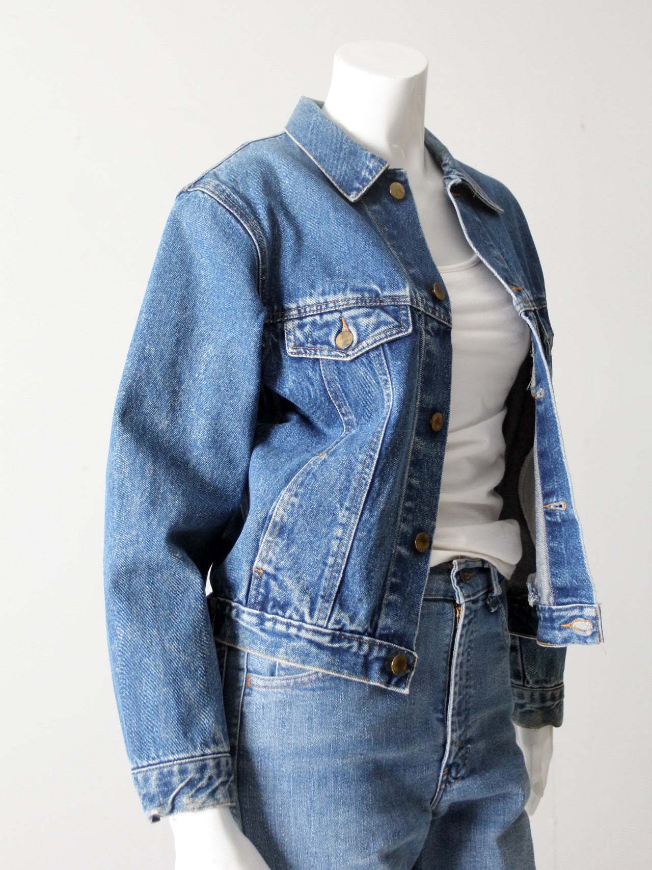 vintage Rare 70s～ denim jacket indigo vintage 70s denim jacket – 86 Vintage