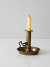 antique brass chamberstick