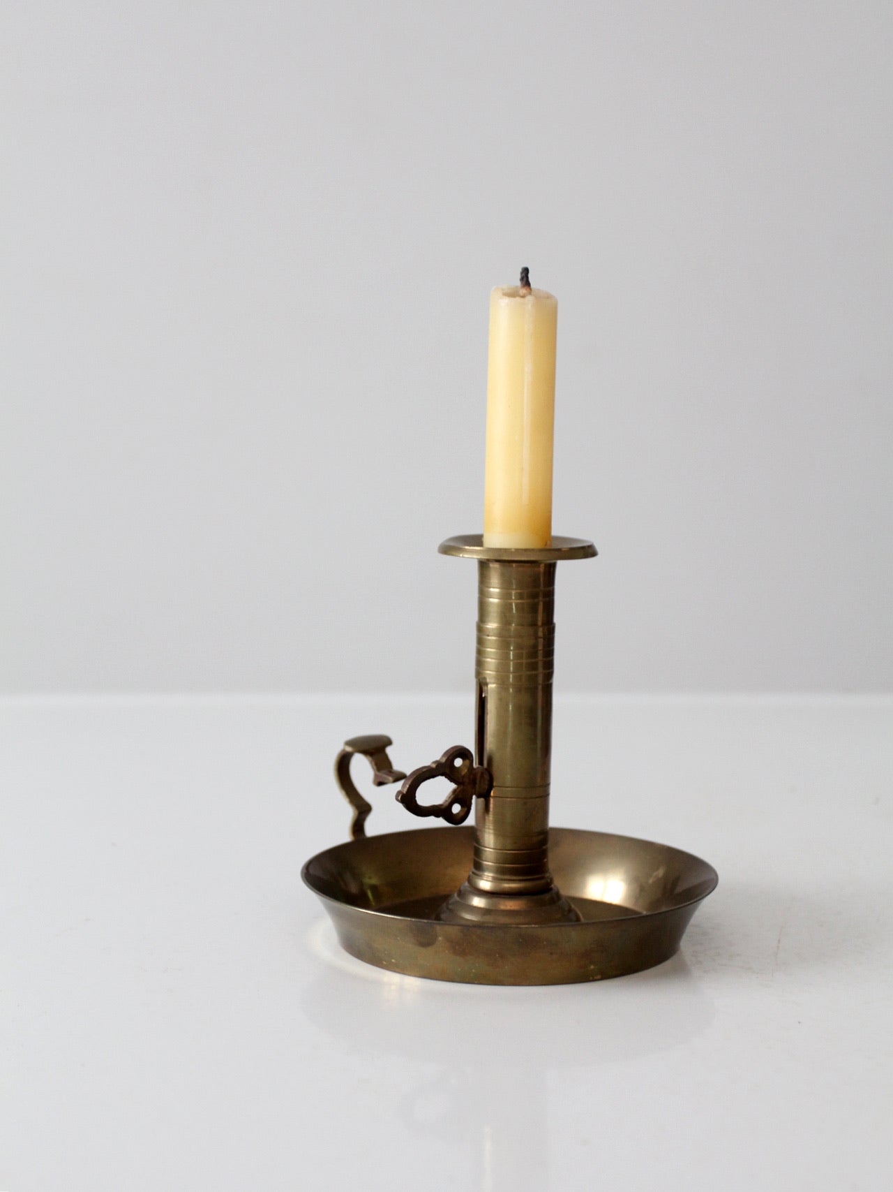 antique brass chamberstick – 86 Vintage
