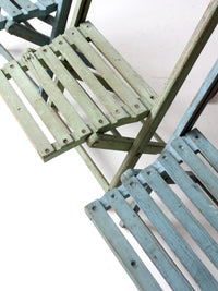 vintage wooden patio set