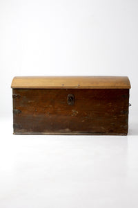 antique Norwegian wood trunk