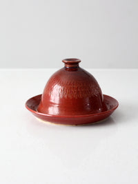 vintage studio pottery kitchen cloche