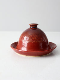 vintage studio pottery kitchen cloche