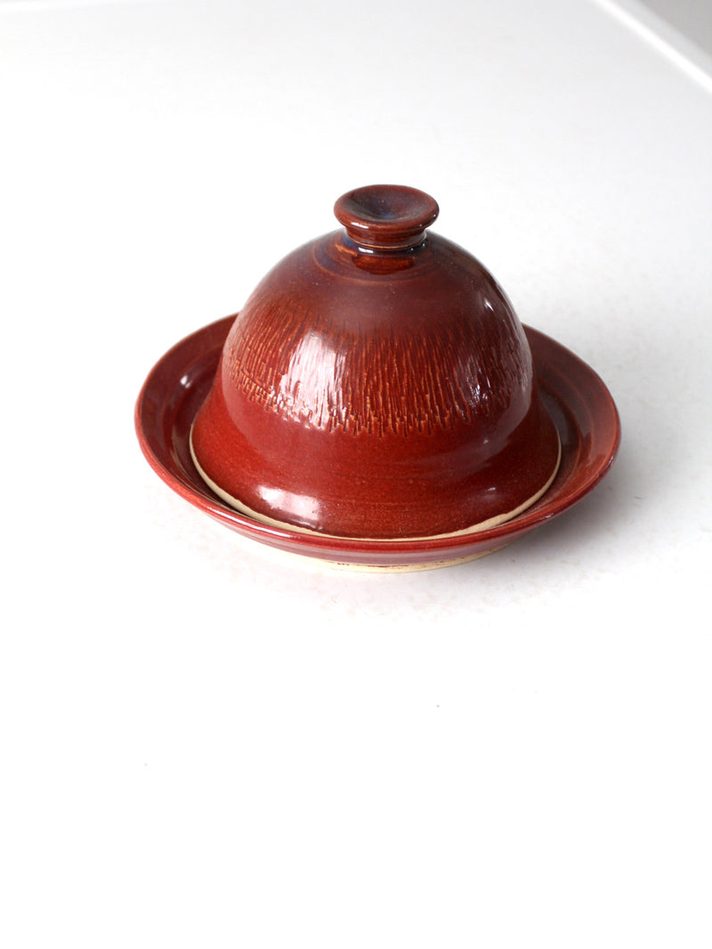 vintage studio pottery kitchen cloche