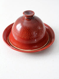 vintage studio pottery kitchen cloche