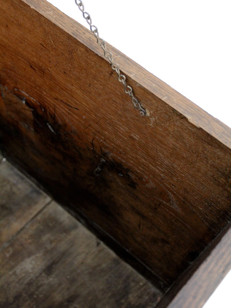 antique Norwegian wood trunk