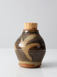 vintage studio pottery jar