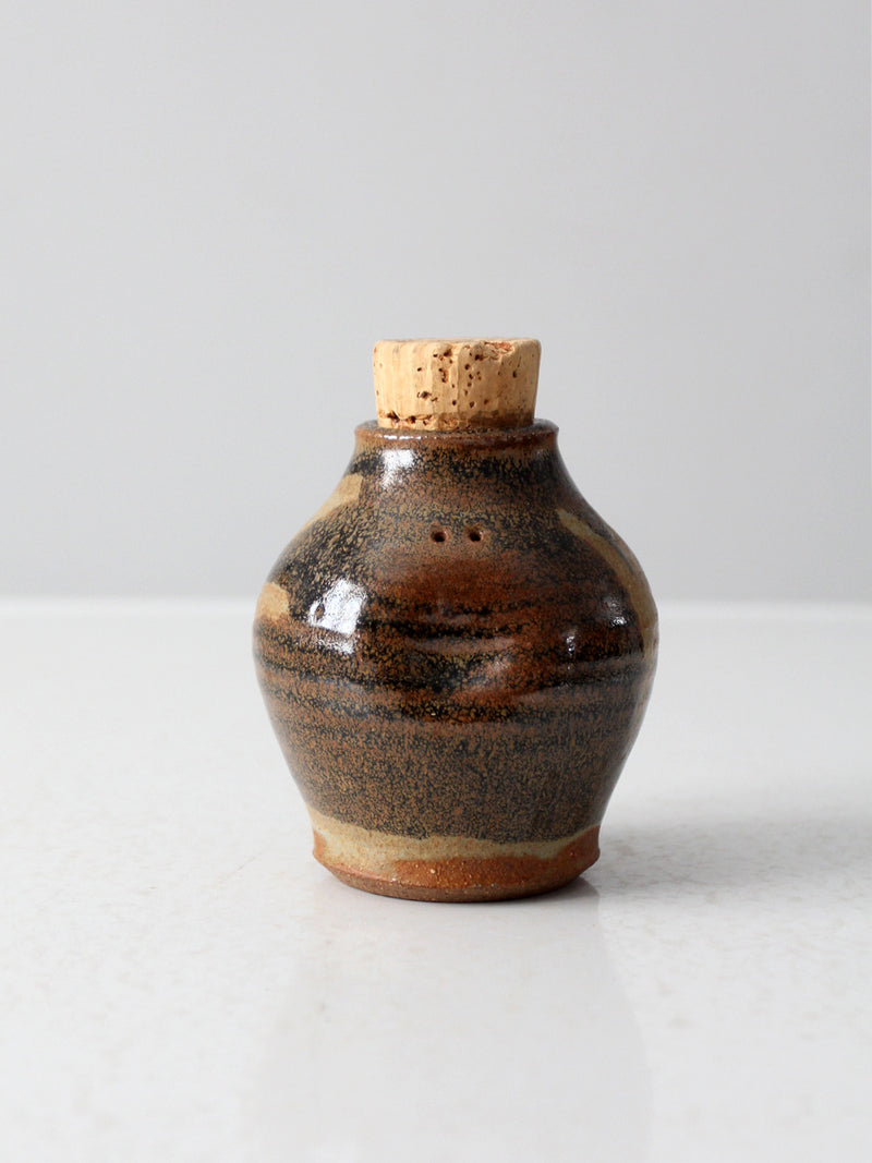 vintage studio pottery jar