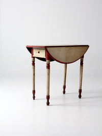 antique drop leaf end table