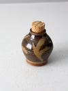 vintage studio pottery jar