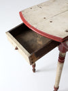 antique drop leaf end table