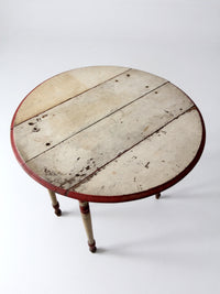 antique drop leaf end table