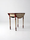 antique drop leaf end table