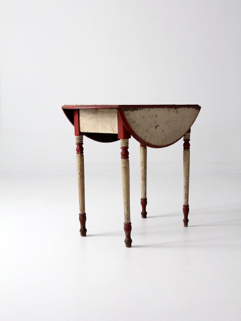 antique drop leaf end table