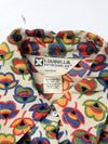 vintage 70s novelty print nylon shirt