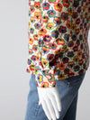 vintage 70s novelty print nylon shirt
