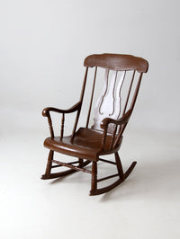 antique wooden rocking chair