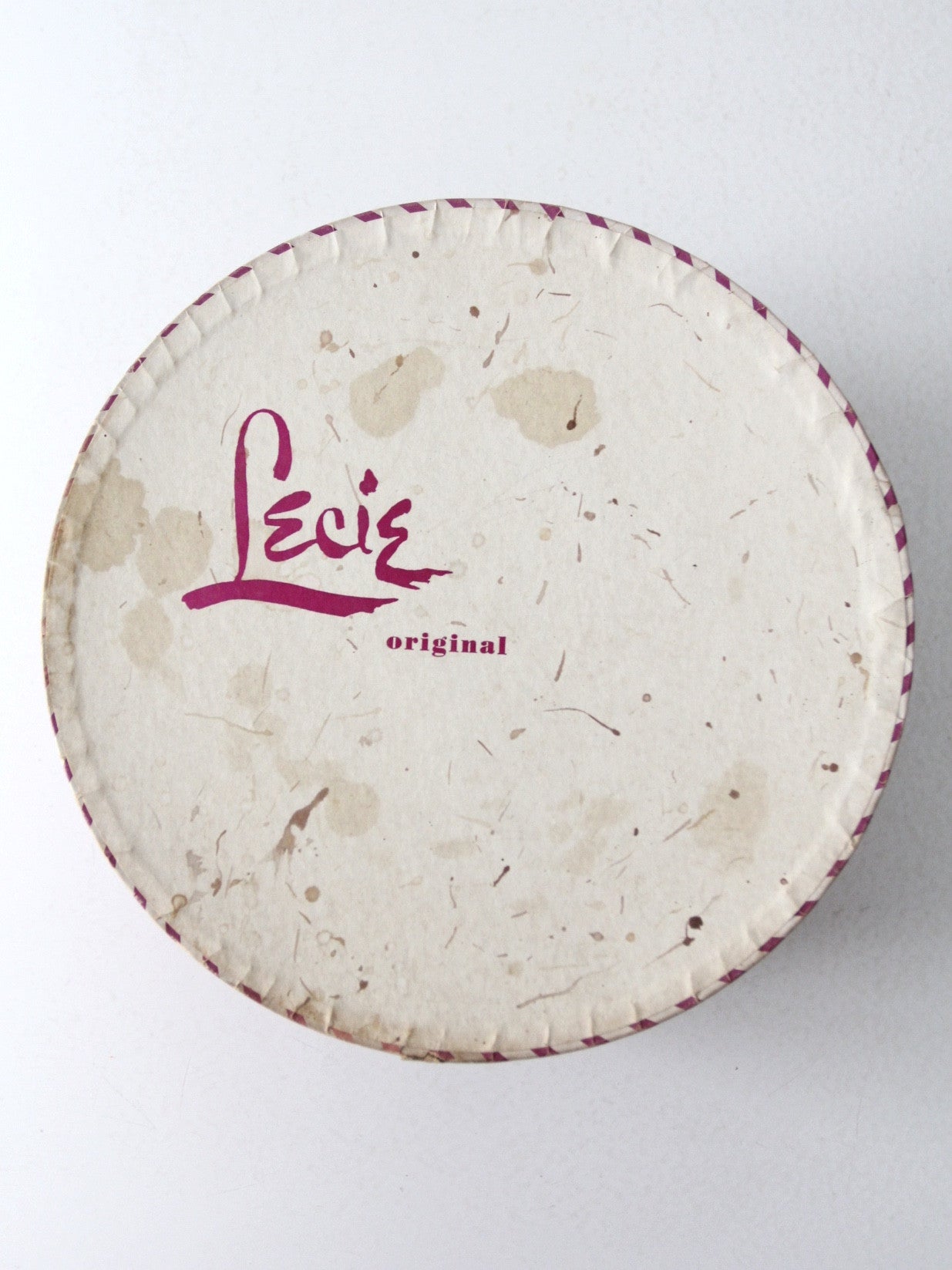 vintage 1940s Lecie Original hat box