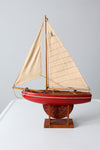 early 20th century model sailboat